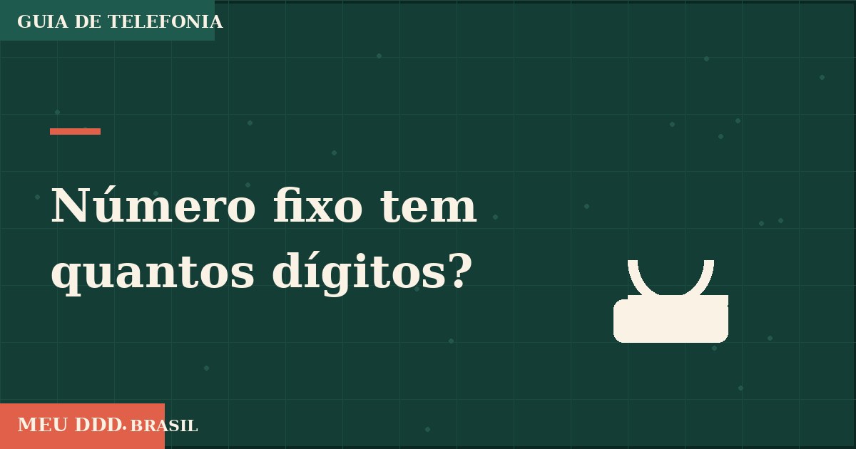 Ilustração editorial de um telefone fixo com sequência de dígitos.